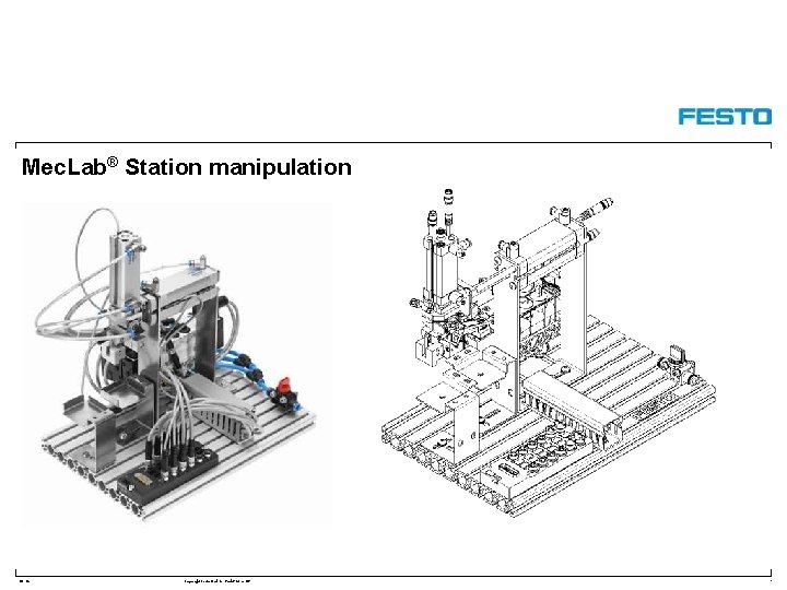 Mec. Lab® Station manipulation DC-R/ Copyright Festo Didactic Gmb. H&Co. KG 7 