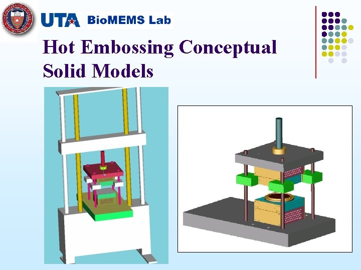 Hot Embossing Conceptual Solid Models 