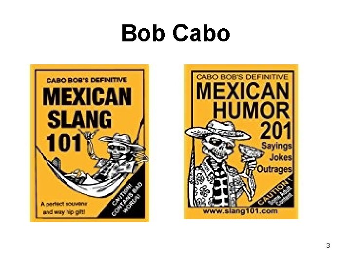 Bob Cabo 3 