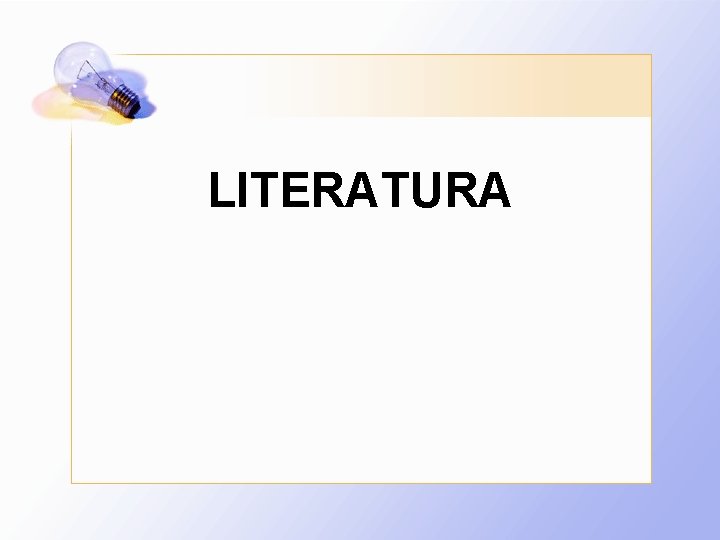 LITERATURA 