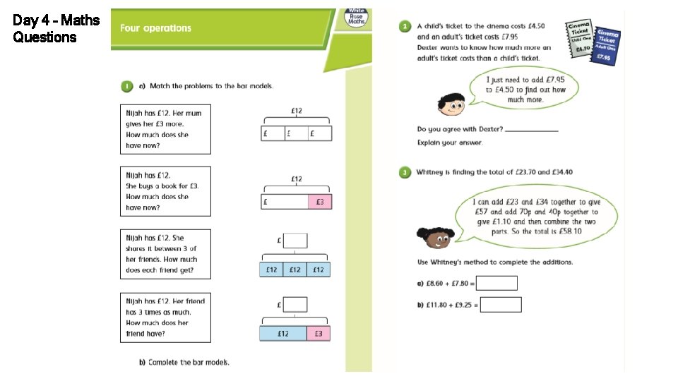 Day 4 – Maths Questions 