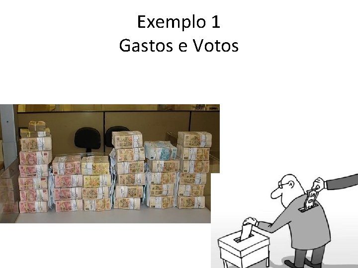 Exemplo 1 Gastos e Votos 