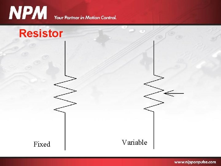 Resistor Fixed Variable 