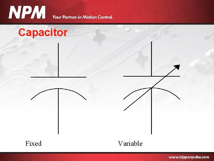 Capacitor Fixed Variable 