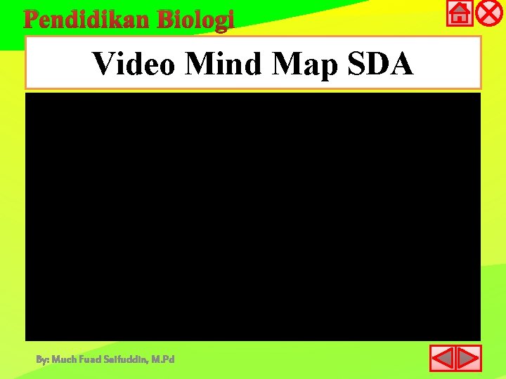Pendidikan Biologi Video Mind Map SDA By: Much Fuad Saifuddin, M. Pd 