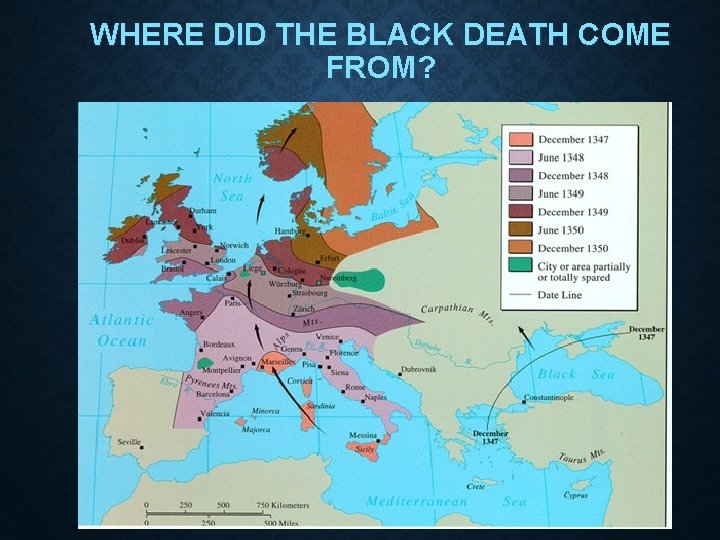 WHERE DID THE BLACK DEATH COME FROM? 