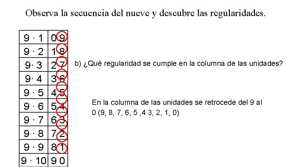 Cual Es La Regularidad De Los Numeros slidetodoc.com