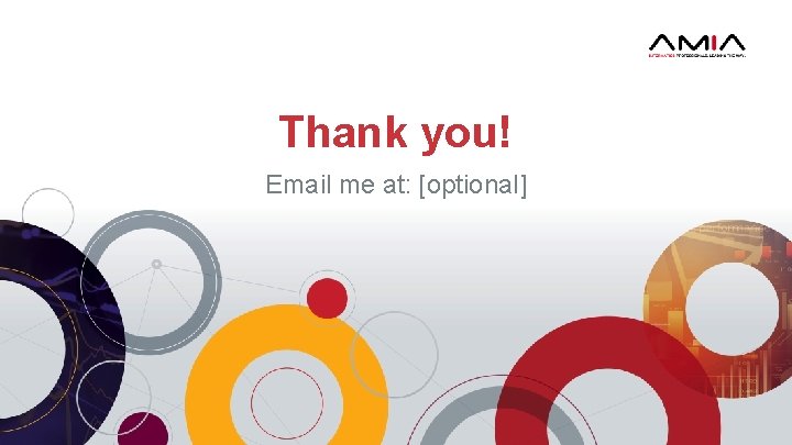 Thank you! Email me at: [optional] 