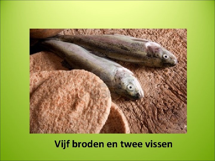 Vijf broden en twee vissen 