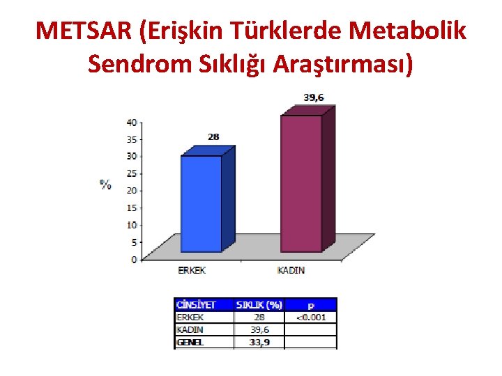 METSAR (Erişkin Türklerde Metabolik Sendrom Sıklığı Araştırması) 