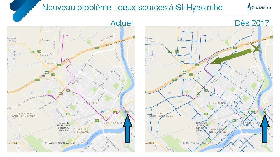 Nouveau problème : deux sources à St-Hyacinthe Actuel Dès 2017 