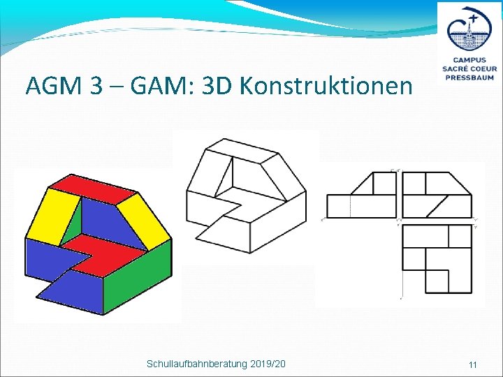 AGM 3 – GAM: 3 D Konstruktionen Schullaufbahnberatung 2019/20 11 