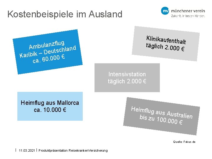 Kostenbeispiele im Ausland flug z n a l u b Am land h c