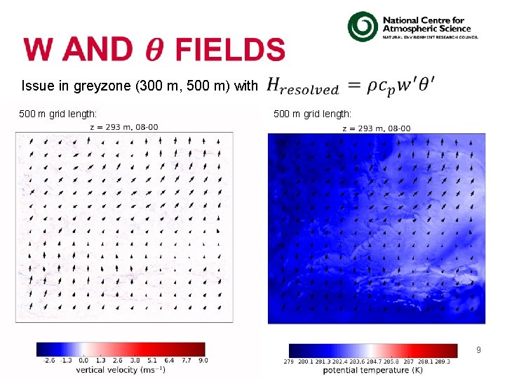  Issue in greyzone (300 m, 500 m) with 500 m grid length: 9