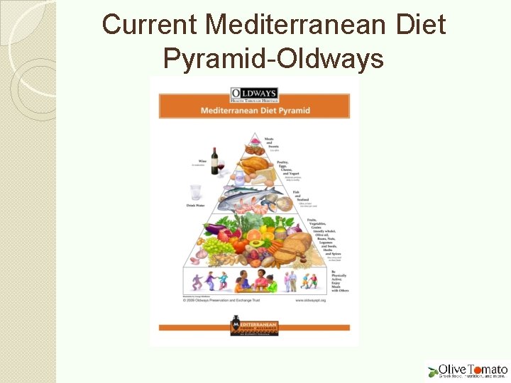 Current Mediterranean Diet Pyramid-Oldways 