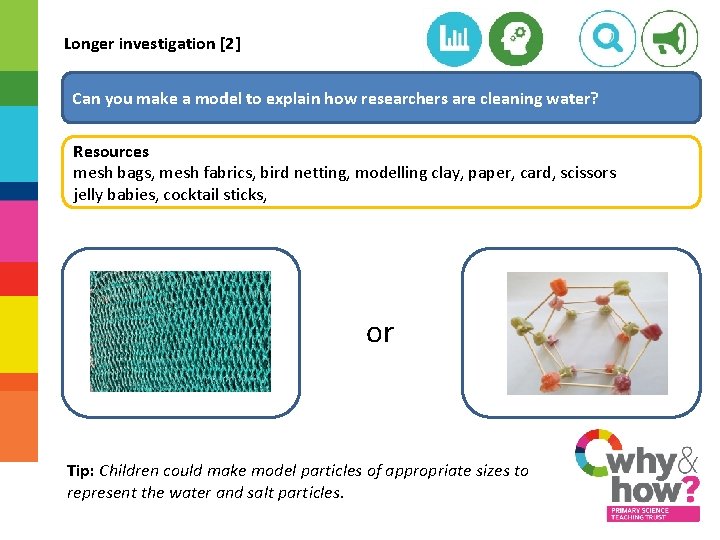 Longer investigation [2] Can you make a model to explain how researchers are cleaning