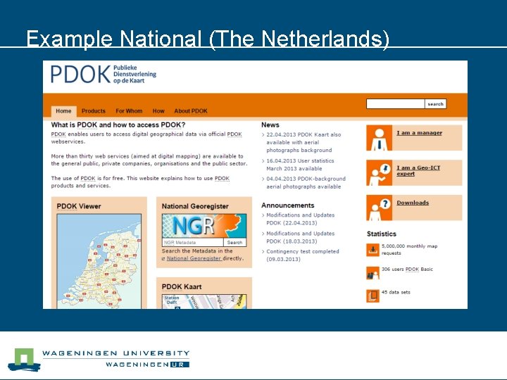 Example National (The Netherlands) 