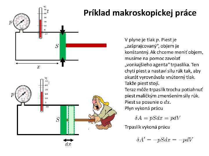 Príklad makroskopickej práce 