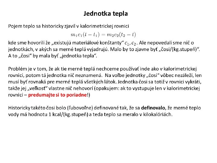 Jednotka tepla 