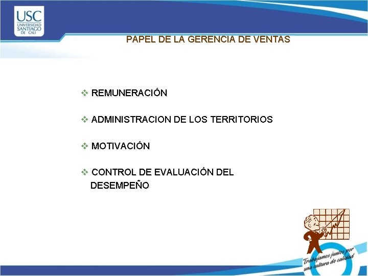 PAPEL DE LA GERENCIA DE VENTAS v REMUNERACIÓN v ADMINISTRACION DE LOS TERRITORIOS v