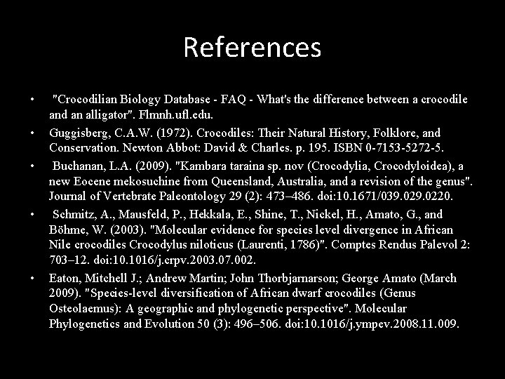 References • • • "Crocodilian Biology Database - FAQ - What's the difference between
