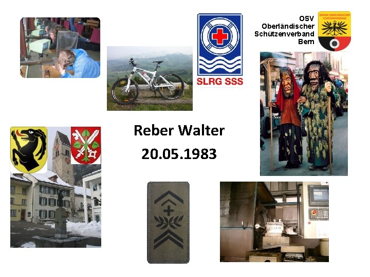 OSV Oberländischer Schützenverband Bern Reber Walter 20. 05. 1983 