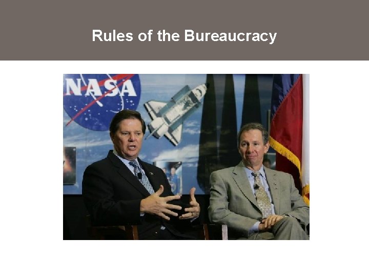 Rules of the Bureaucracy 