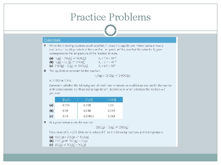 Practice Problems 