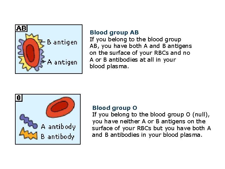  Blood group AB If you belong to the blood group AB, you have