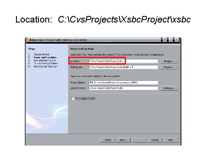 Location: C: Cvs. ProjectsXsbc. Projectxsbc Location: C: Cvs. ProjectsXsbc. Projectxsbc