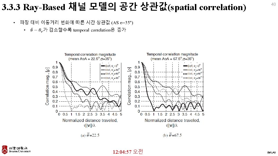 3. 3. 3 Ray-Based 채널 모델의 공간 상관값(spatial correlation) 40 12: 04: 57 오전