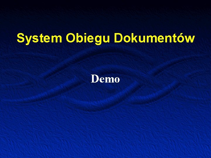 System Obiegu Dokumentów Demo 