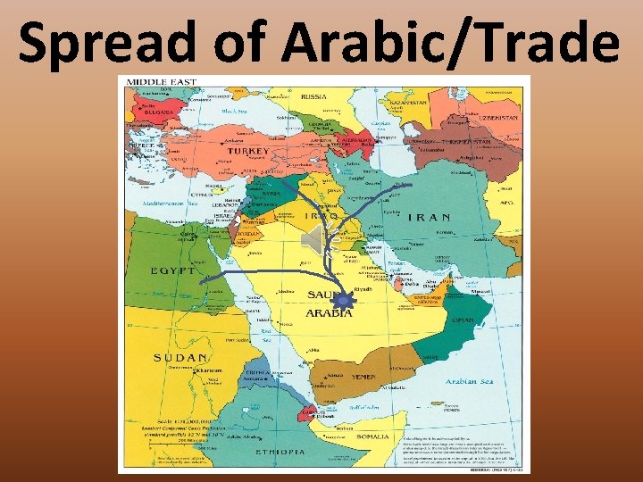 Spread of Arabic/Trade 