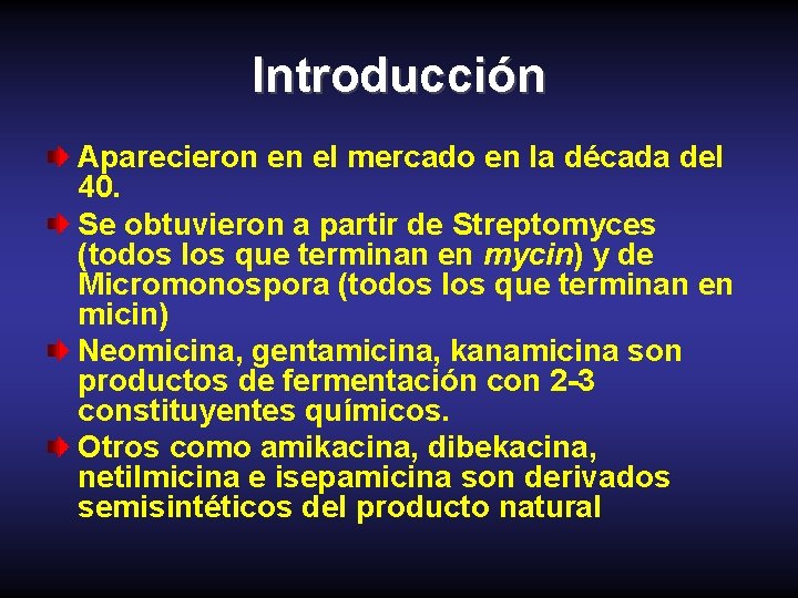 Introducción Aparecieron en el mercado en la década del 40. Se obtuvieron a partir