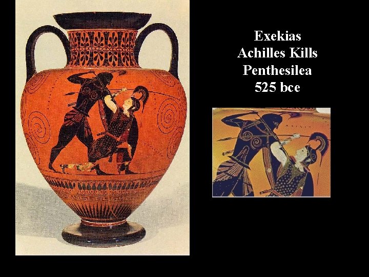 Exekias Achilles Kills Penthesilea 525 bce 