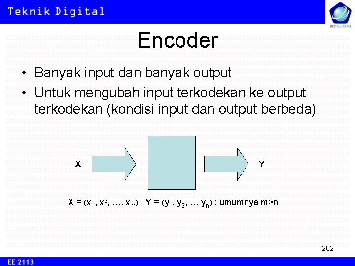 Encoder • Banyak input dan banyak output • Untuk mengubah input terkodekan ke output