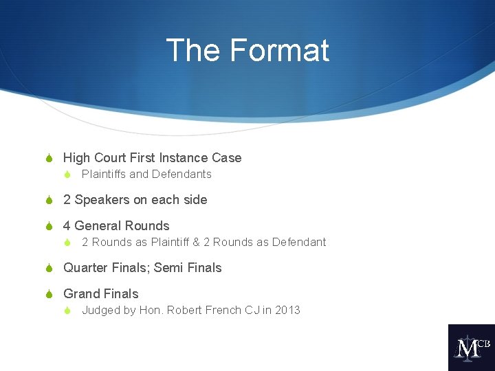 The Format S High Court First Instance Case S Plaintiffs and Defendants S 2