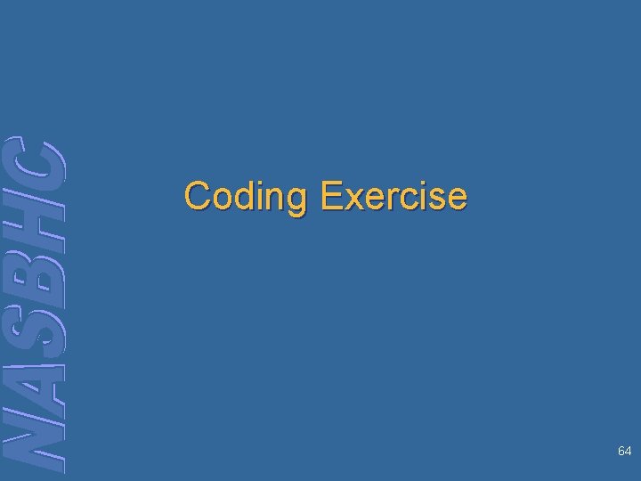 Coding Exercise 64 