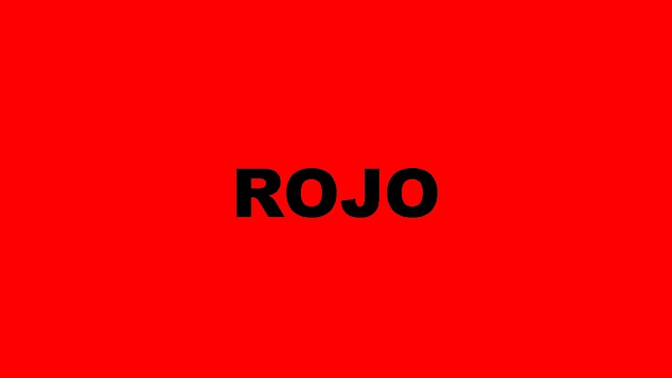 ROJO 