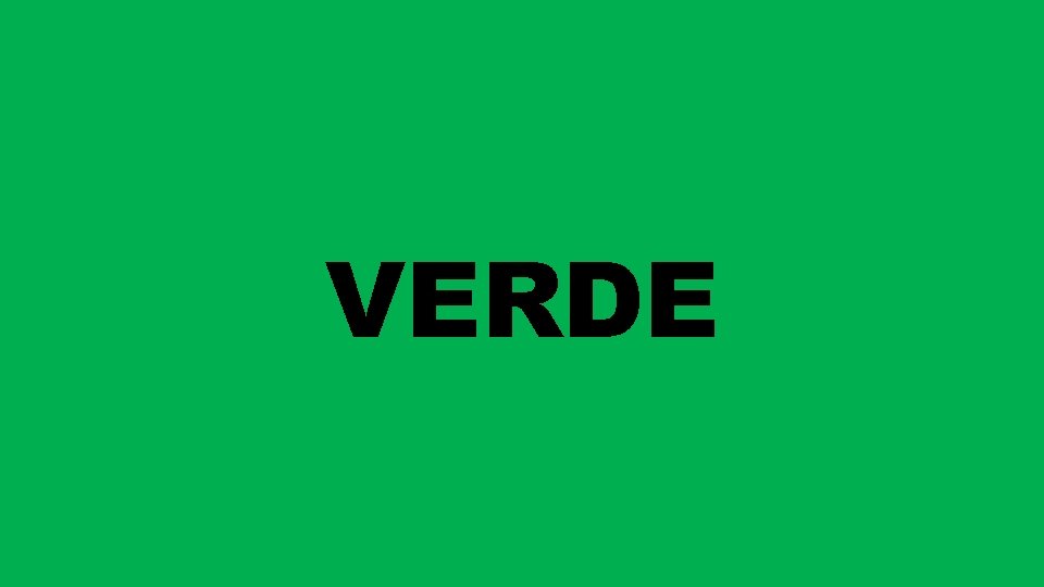 VERDE 