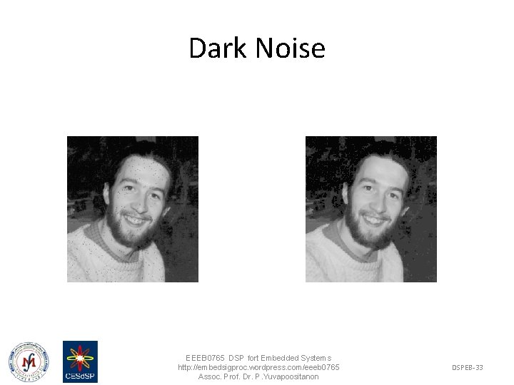 Dark Noise EEEB 0765 DSP fort Embedded Systems http: //embedsigproc. wordpress. com/eeeb 0765 Assoc.