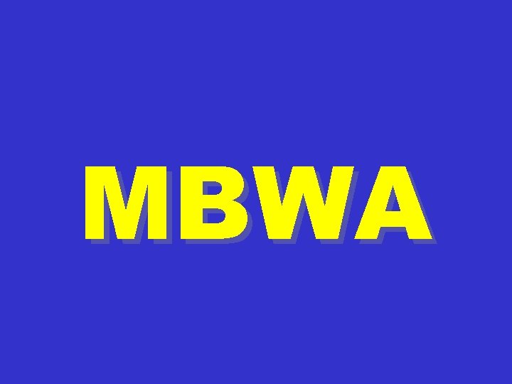 MBWA 