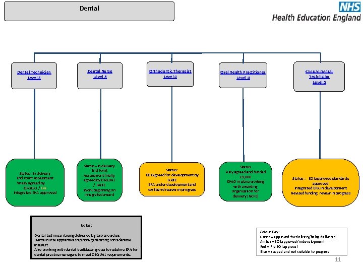 Dental Technician Level 5 Dental Nurse Level 3 Orthodontic Therapist Level 4 Clinical Dental