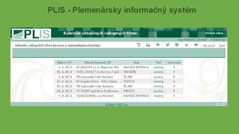 PLIS - Plemenársky informačný systém 