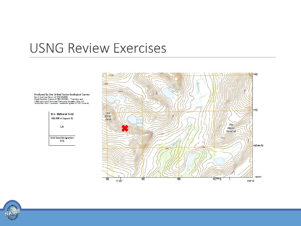 USNG Review Exercises 