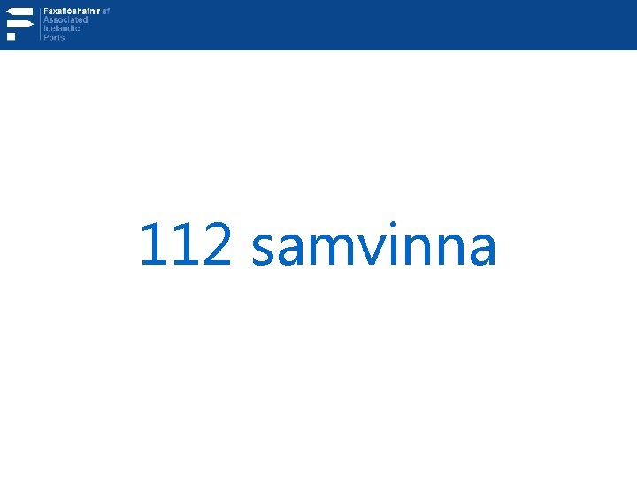 112 samvinna 