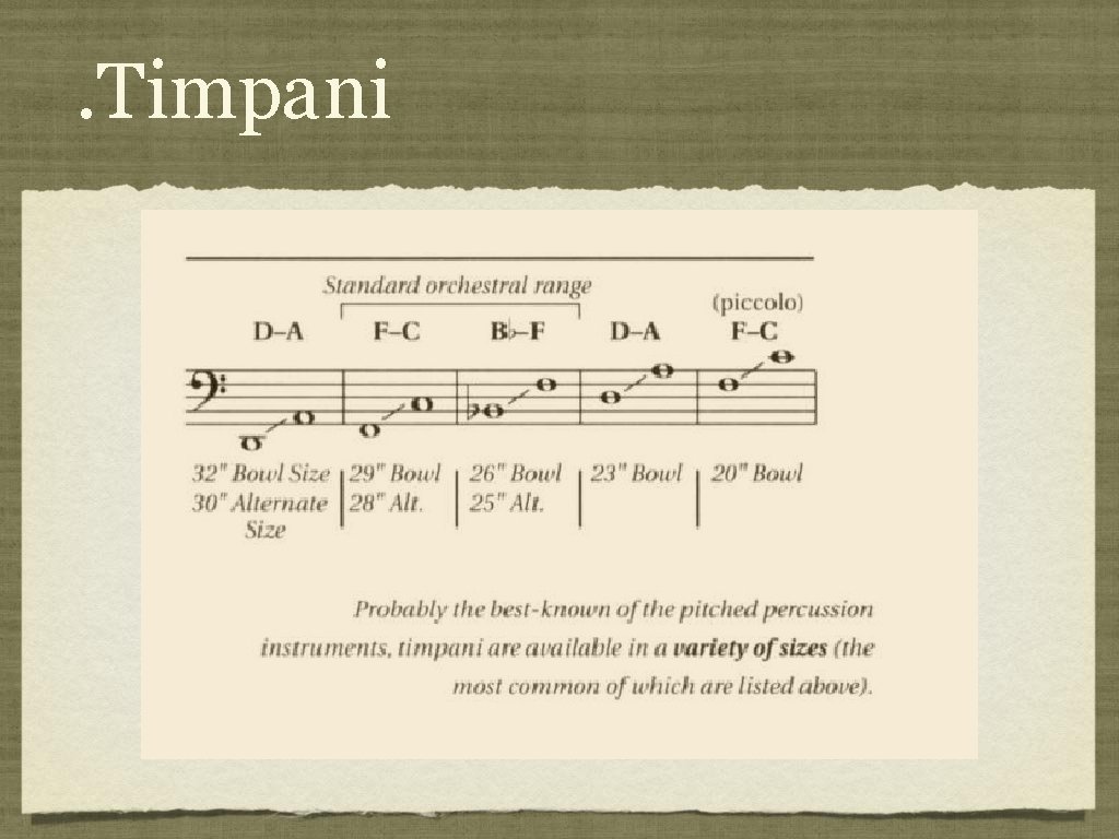 . Timpani 