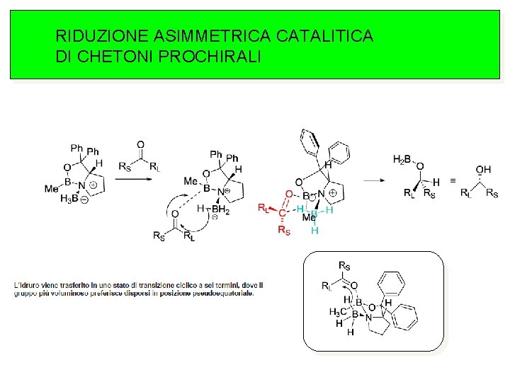 RIDUZIONE ASIMMETRICA CATALITICA DI CHETONI PROCHIRALI 