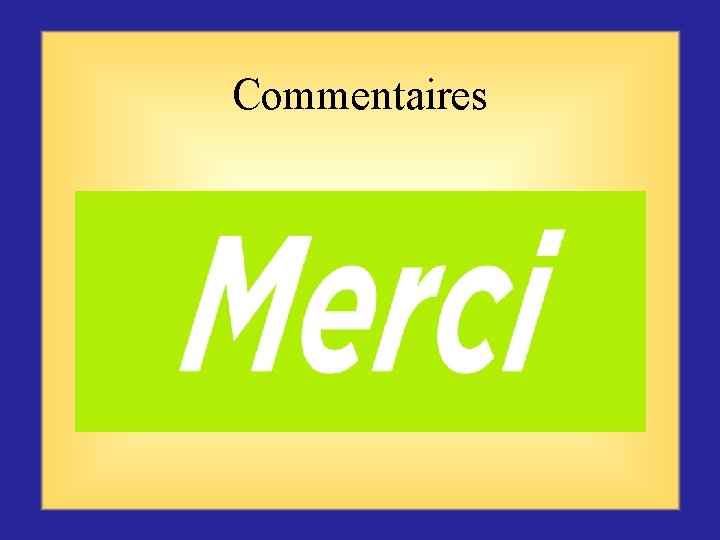 Commentaires 