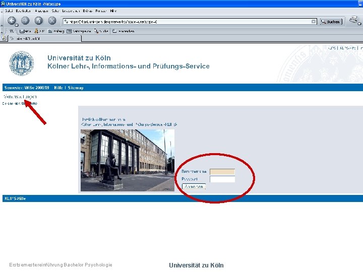 Erstsemestereinführung Bachelor Psychologie Universität zu Köln 